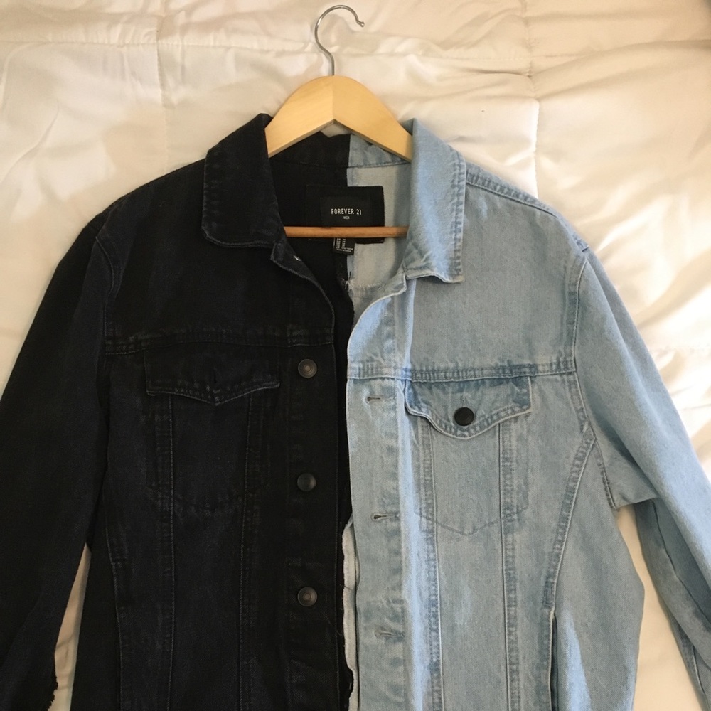 Split Heavy Denim Jacket